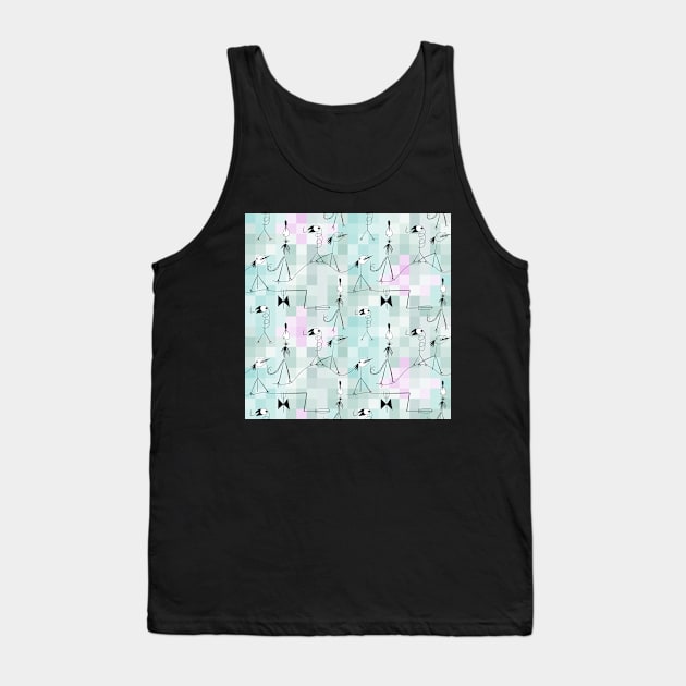 Homage to Paul Klee - Twittering machine Tank Top by kobyakov